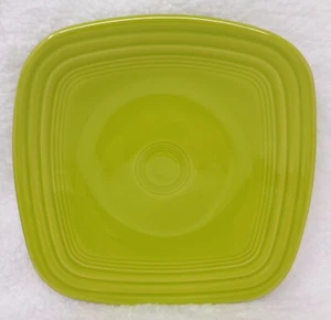 HOMER LAUGHLIN FIESTA Lemongrass 9" Square China Luncheon Plate - Picture 1 of 7
