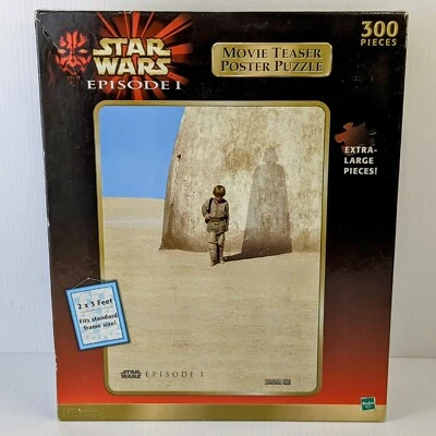 Vintage NIB Star Wars Episode 1 Puzzle Anakin Vader Shadow Hasbro 300 Pieces - Image 1 of 4