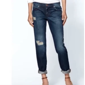 J Brand Aidan Boyfriend Jeans in Distressed Ringer Women's Size 30 - Picture 1 of 17