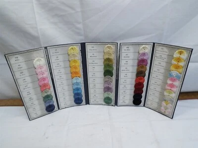 American Thread Co SanSilk Cloth & Fancy Shades Color Salesman Sample Folio - Image 1 of 4