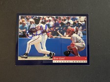 Ron Gant Signed 1994 Score Card Auto Atlanta Braves Autograph Baseball COA