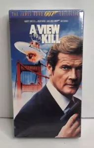 A View to a Kill VHS James Bond Roger Moore Grace Jones John Glen New Sealed - Foto 1 di 3