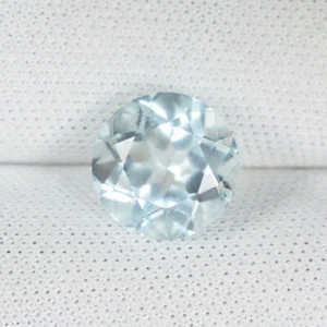 1.96 cts Beautiful Luster Fancy Round "Sky Blue" Natural Aquamarine ....!!!!! - Picture 1 of 2