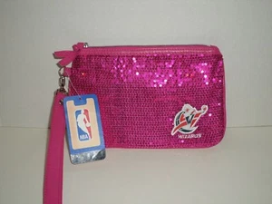 NBA Washington Wizards Pink Sequin Wristlet NEW Very Nice - Picture 1 of 3