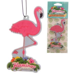 FLAMINGO AIR FRESHENERGIFT IDEA NEW PINK PINA COLADA SCENTEDCAR - Picture 1 of 4