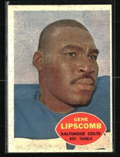 Gene Lipscomb 1960 Topps #10  Football Card