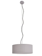 Nave Leuchten- 3 Light Ceiling Pendant Light with Diffuser in Pale Grey Dia 40cm