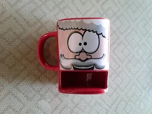 Taza de café Santa Claus con soporte para galletas taza boca 8-12 - Imagen 1 de 4
