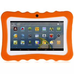 Android Tablet 7'' Kids Learning Pad Camera 512MB + 8GB WIFI 3G Bundle Case - Picture 1 of 22