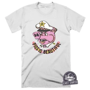 Pigs Is Beautiful Shirt Horror Movie Captain Spaulding tee shirt Funny Pig Shirt - Picture 1 of 3
