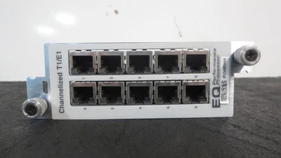JUNIPER PB-10CHE1-T1-IQE-RJ48-A IPU3AMGHAA 10 Port Channelized E1/T1  - Image 1 of 4