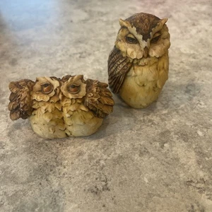 Italienische Eule Figur, Artefice Ottanta Lot 2 Mini Tier Deko - Bild 1 von 8