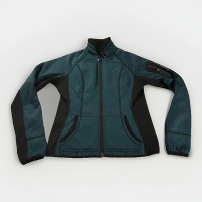 Chaqueta Harley Davidson para mujer XS azul verdoso provincia forrada de lana cremallera carcasa suave” Foto 1 de 4