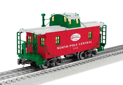 Lionel 2426460 North Pole Central N6B Woodside Christmas Caboose - NEW - Image 1 of 4