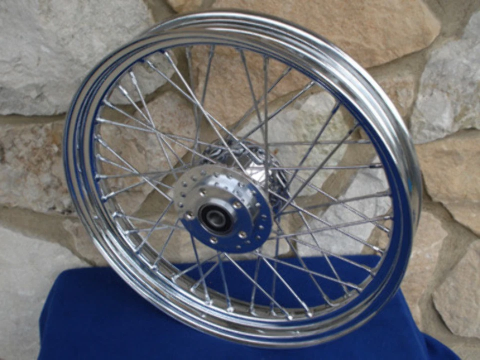 19" FRONT WHEEL FOR HARLEY DAVIDSON DYNA SPORTSTER NARROW GLIDE WHEEL 2000-07 - Imagem 1 de 4