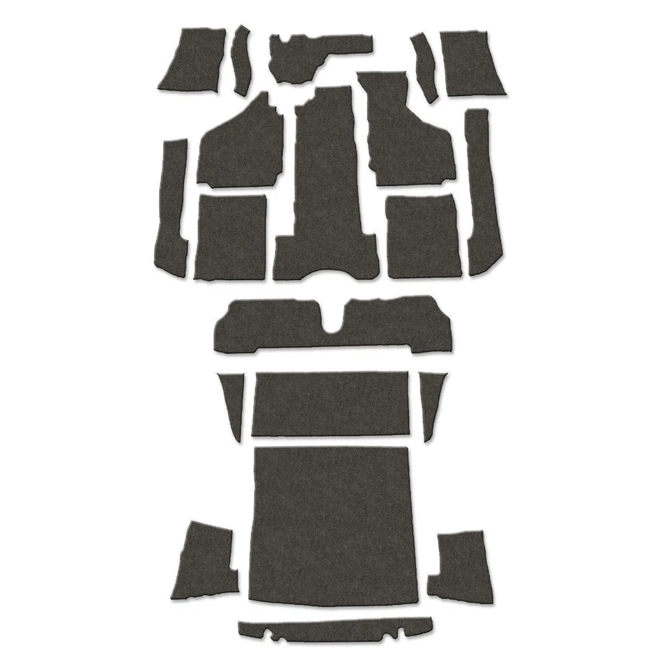 Juego completo de alfombras con reposapiés VW Karmann Ghia 1956-1968 cupé Foto 1 de 1