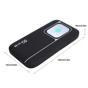 5G WiFi Mobile Hotspot High Speed Hotspot Router Connects Up To 16 Devices P KIT - Afbeelding 1 van 22