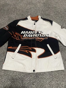 Giacca donna Harley Davidson moto corsa Screamin Eagle 2006 taglia large - Foto 1 di 19