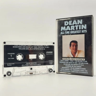 Кассета Dean Martin All Time Greatest Hits 1990 Curb Records D4-77383 - Изображение 1 из 4