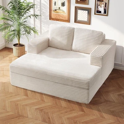 "Silla chaise lounge interior de gran tamaño 59""" Foto 1 de 4