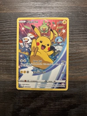 Pikachu SWSH020 SWSH: Sword & Shield Promo Card MINT - Image 1 of 4