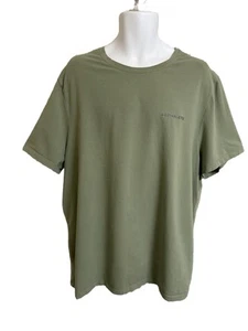 Alphalete Men's XXL Sage Green Cotton Stretch Short Sleeve Stretch T-Shirt Tee - Picture 1 of 3