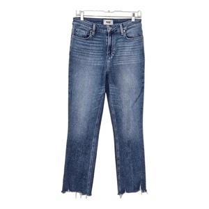 Paige Cindy Destroyed Hem Jeans Damen 29 High Rise Straight Medium Wash - Bild 1 von 13