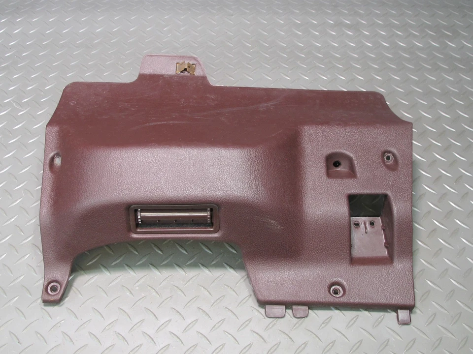 86-89 TOYOTA SUPRA MK3 DELANTERO IZQUIERDO INFERIOR RODILLA MOLDURA PANEL CUBIERTA GRANATE OEM Foto 1 de 4