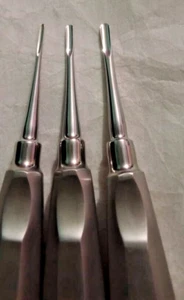 3 Pcs Root Elevator Embowed, High-Quality Dental Instrument - Picture 1 of 3