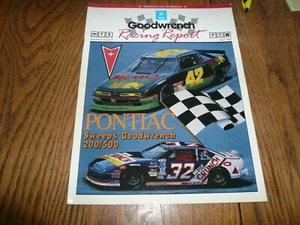GOODWRENCH RACING REPORT VOLUMEN 4 EDICIÓN 3 de abril de 1991 Pontiac Sweeps 200/500 - Imagen 1 de 6