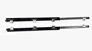 New Front Outer Beltline Molding Pair / For 84-96 XJ 4-Door Cherokee & Comanche - Picture 1 of 8
