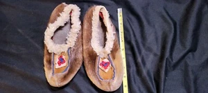 Vintage Icelandic Moccasins ~ Felt & (Reindeer or Caribou) - Picture 1 of 9
