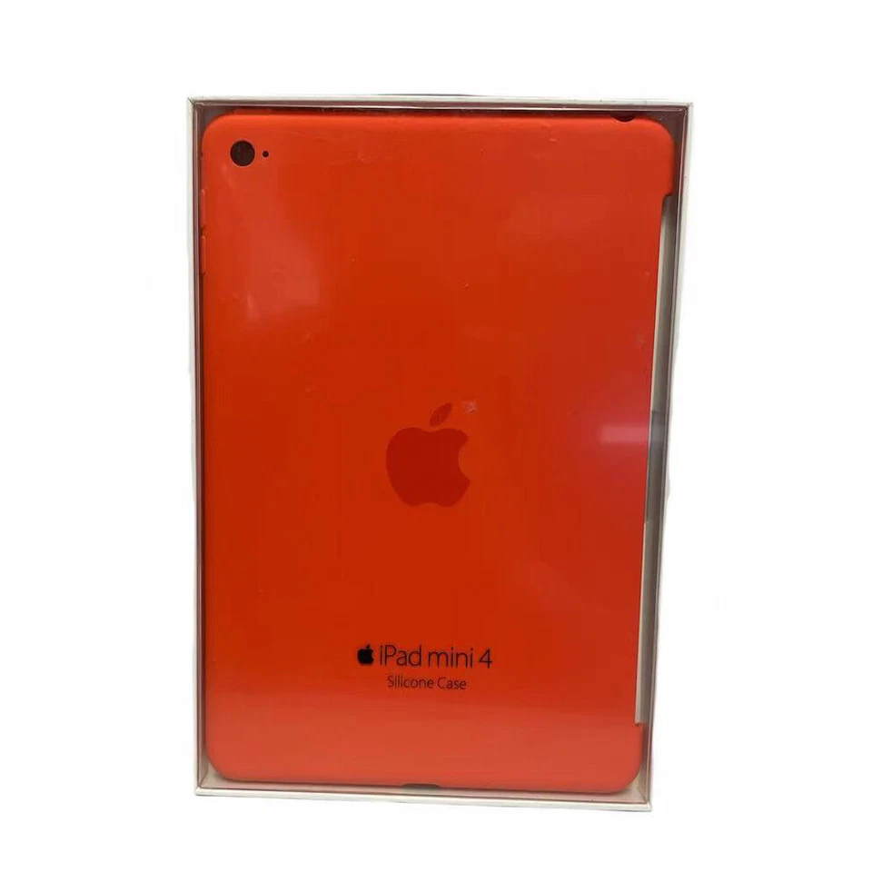 Genuine Original Apple Silicone Case Cover For iPad mini 4 - Turquoise & Orange - Image 1 of 1