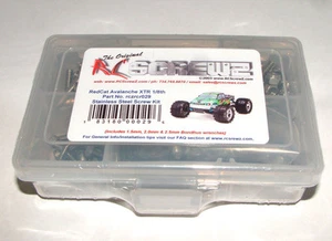REDCAT RACING AVALANCHE XTR 1/8TH RC SCREWZ STAINLESS STEEL SCREW SET RCR029 - Picture 1 of 1