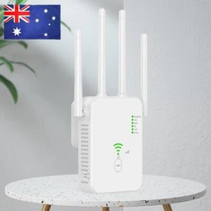 WiFi Repeater Dual Band 5GHz/2.4GHz WiFi Range Extender UK/US/EU for Home Hotel - Afbeelding 1 van 18