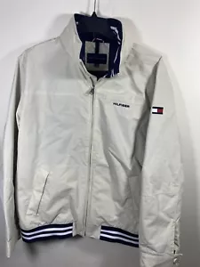 Tommy Hilfiger Regatta Capucha Oculta Lluvia Hombre Beige Chaqueta XXL - Imagen 1 de 5
