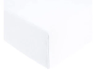 Hoja ajustada de microfibra Amazon Basics, única, blanca - Imagen 1 de 4