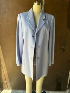 Vintage Luis Féraud 3 button Wool and Angora blend coat, soft and lightweight - Picture 1 of 13