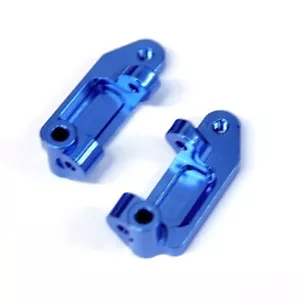 STRC ST2432B Aluminum Front Caster Blocks Blue : Traxxas Drag Slash / Bandit - Picture 1 of 1