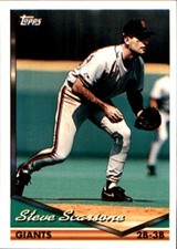 1994 Topps SPANISH BILINGUAL #729 Steve Scarsone SAN FRANCISCO GIANTS