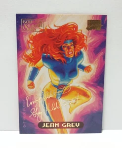 Jean Grey #45 1994 Marvel Masterpieces Gold Foil Signature Series Card - Picture 1 of 2