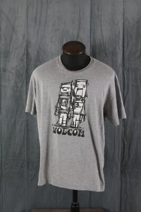 Retro Skateboard Shirt - Volcom Arty Robot Graphic - Men's XL - Picture 1 of 7