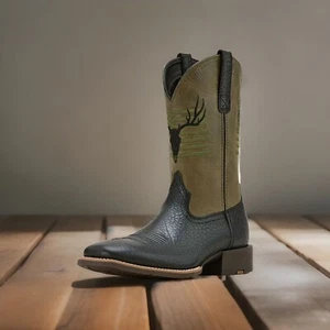 STIVALE ARIAT UOMO Sport Antlers Cowboy punta quadrata - 61231 - Foto 1 di 7
