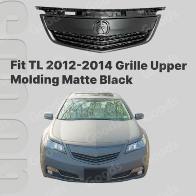 Conjunto de repuesto de malla para parachoques delantero negro mate Acura TL 2012-14 Foto 1 de 4