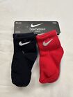 NIKE UNISEX LIGHTWEIGHT ANKLE SOCKS MULTICOLOR KIDS 2-4 YRS 6 PAIRS FREE SHIPPIN