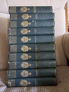 1898 Lot of 10 Synthetic Philosophy Herbert Spencer 12/1000 Limited Westminister - Picture 1 of 24