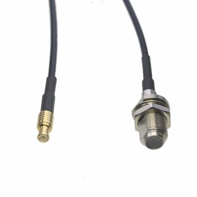 RF DVB Cable F female nut bulkhead to MCX male RG174  6"~10FT for GPS TV antenna - Image 1 of 4