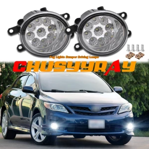 Luces antiniebla LED para parachoques delantero con lente transparente Fit TOYOTA COROLLA 2009-2013 - Imagen 1 de 14