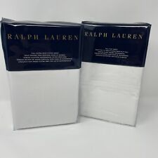 Ralph Lauren Home 464 Thread Count Tux White Flat Sheet (Full)