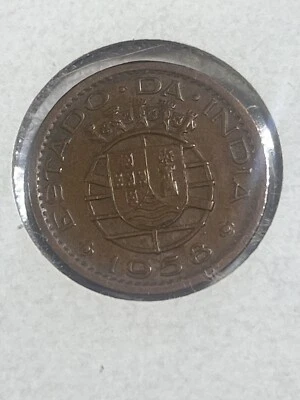 1958 India-Portuguese 10 Centavos - Image 1 of 4